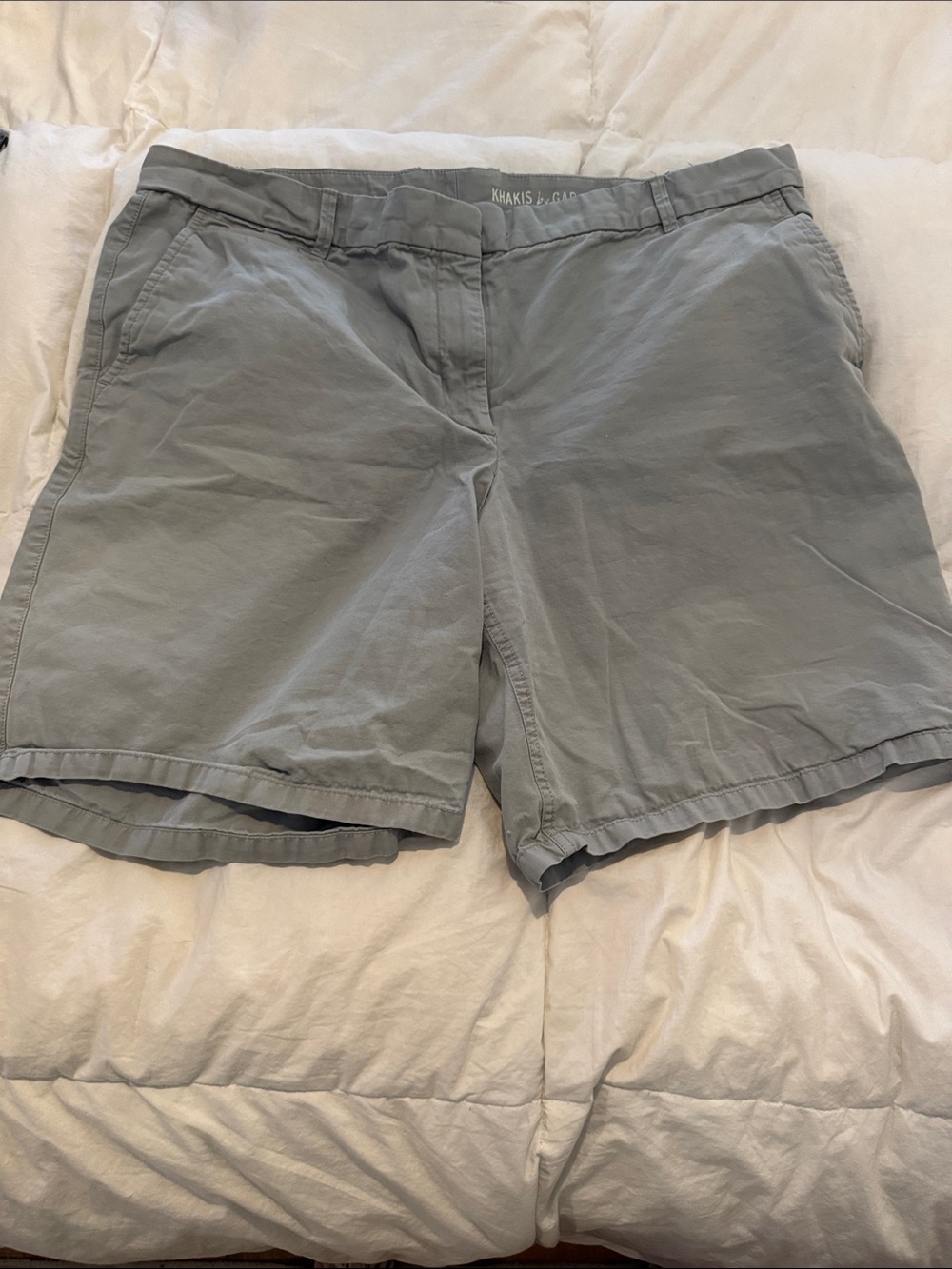 Gap Women's Light Gray Chino Shorts